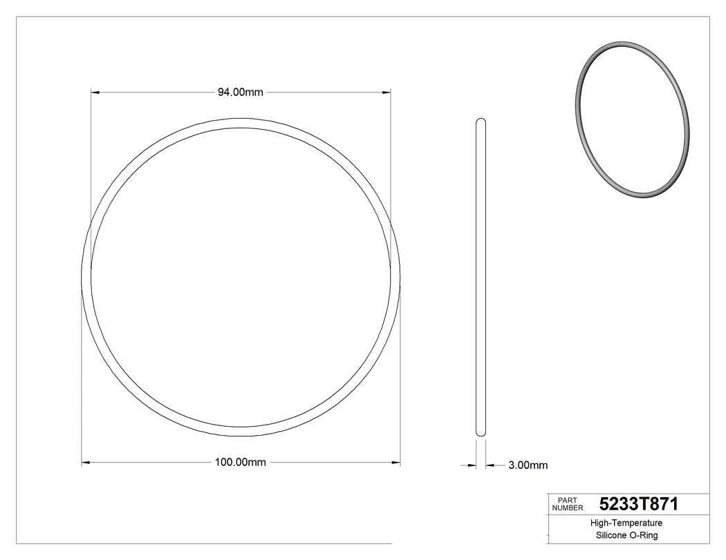 Technical drawing - 5233T871